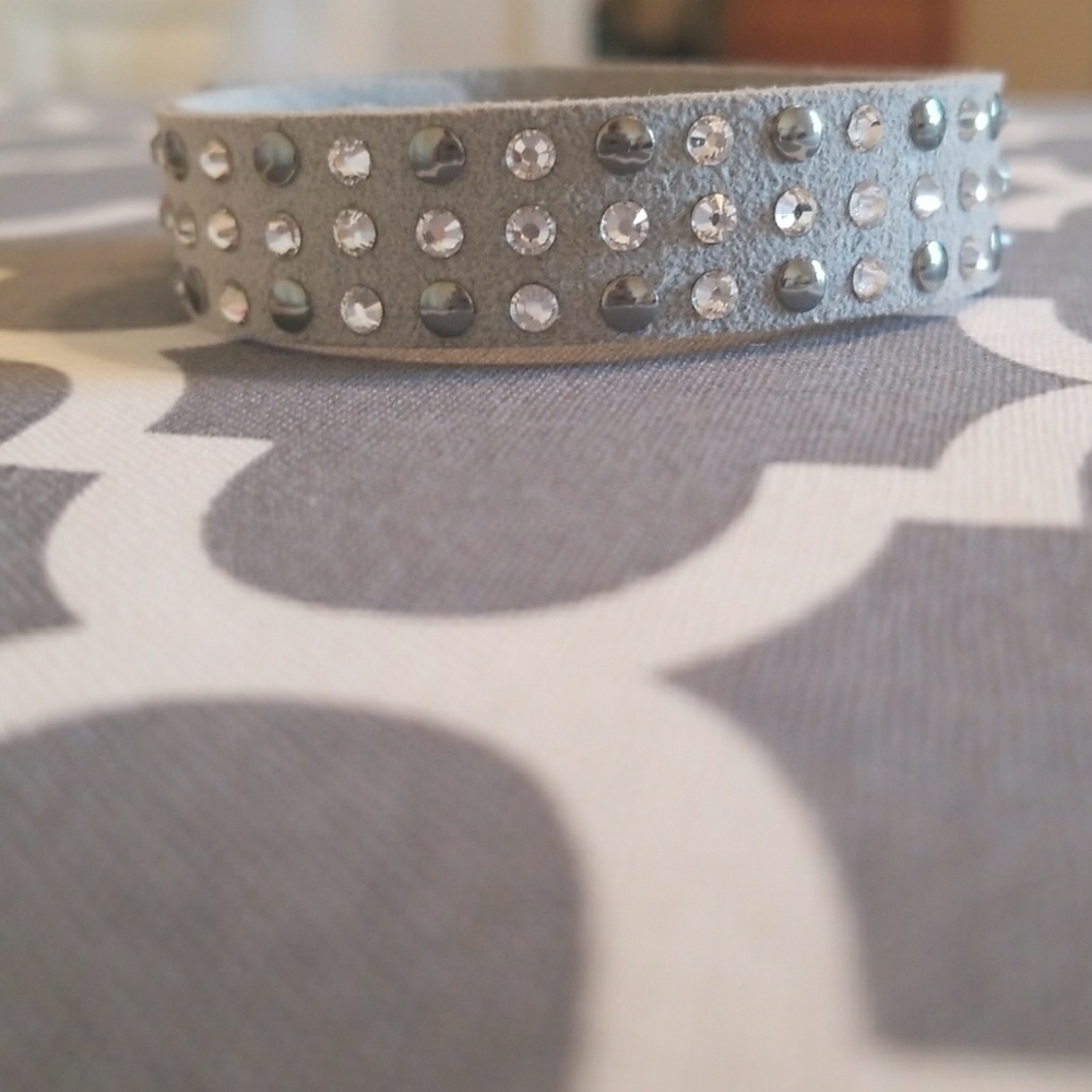 Swarovski soft snap bracelet.